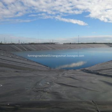 Rough Surface Pond Liner HDPE Black Roll Geomembrane